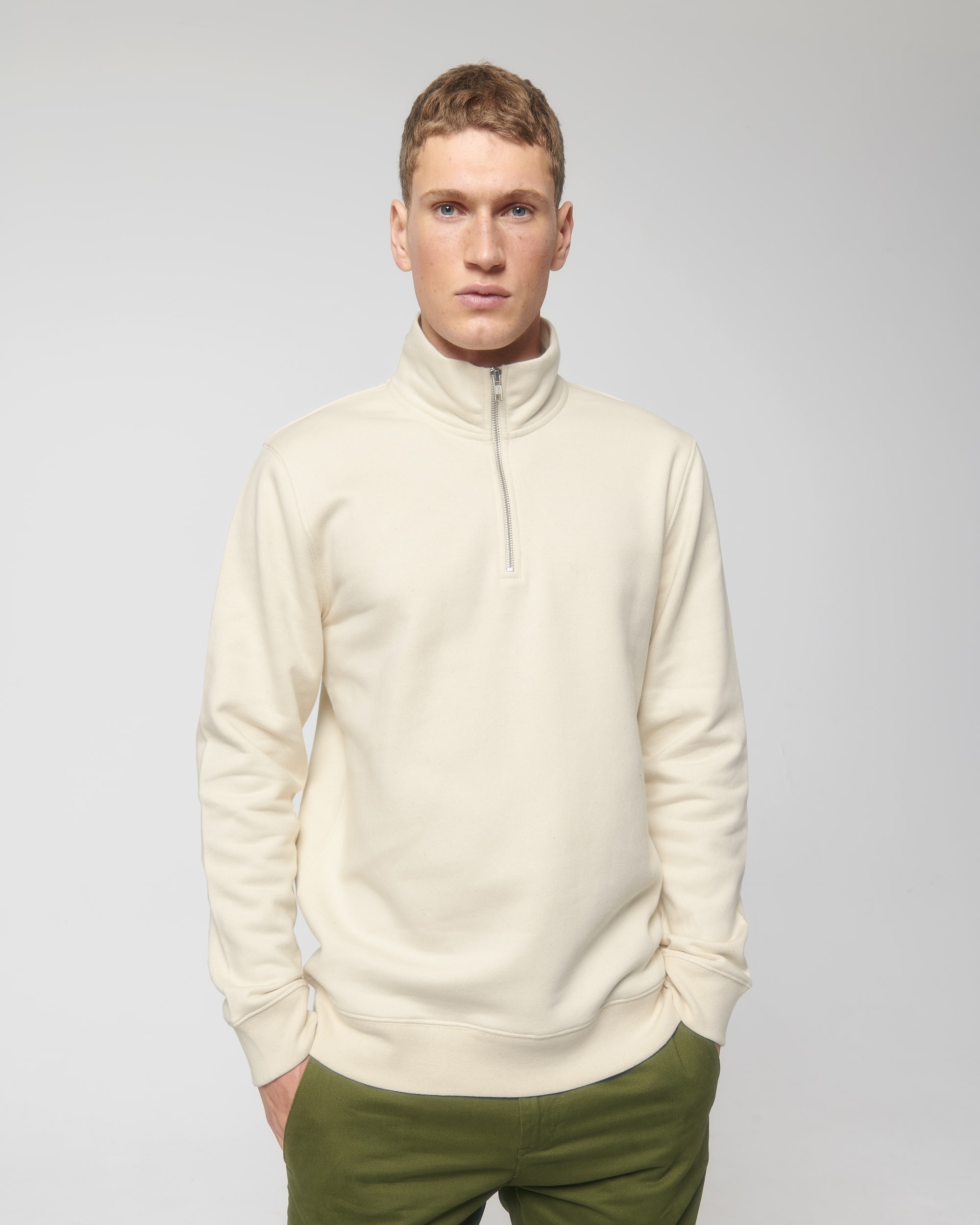 quarter zipper sweatshirt Trucker
