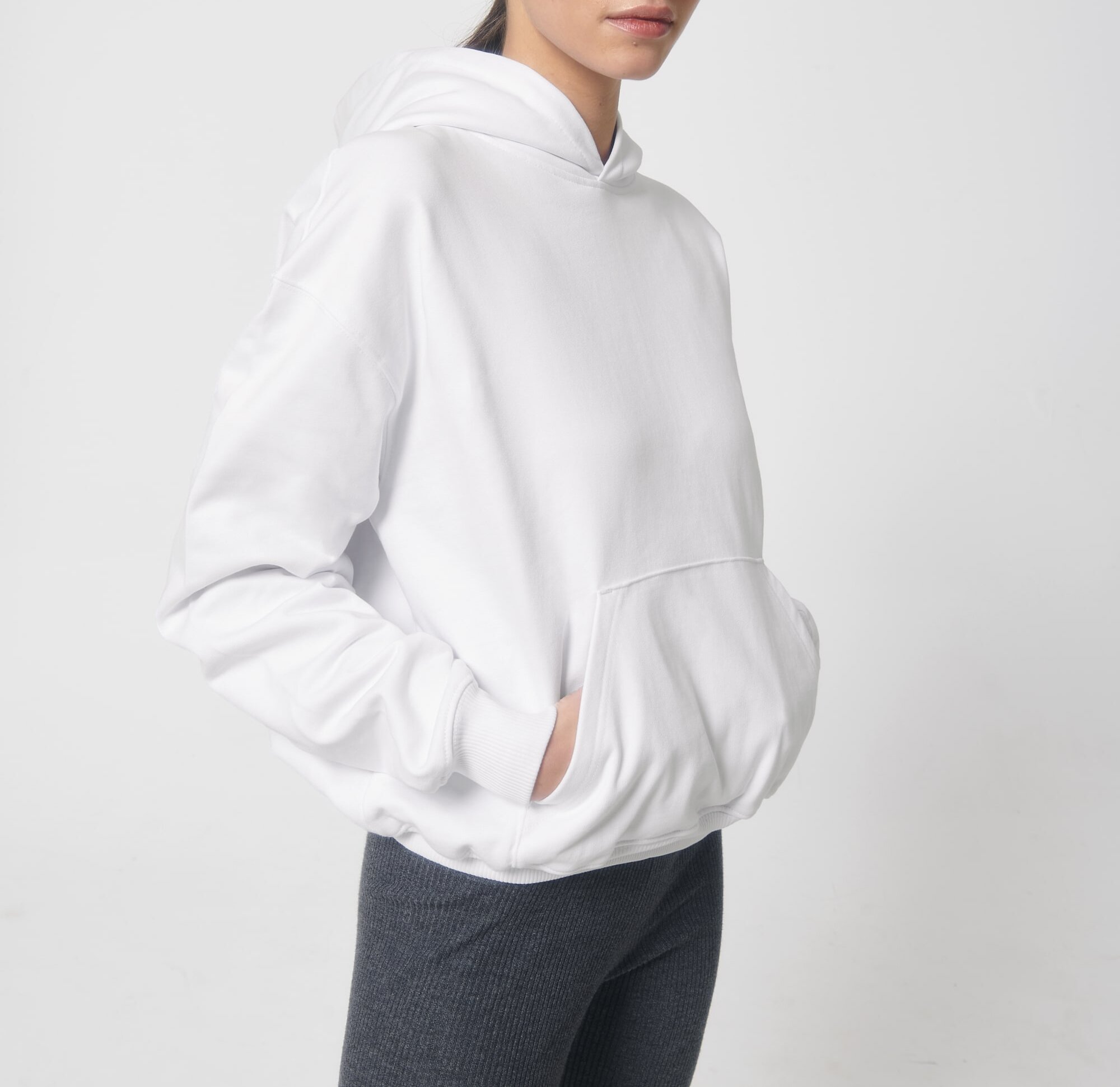 hoodie with pleats Dry