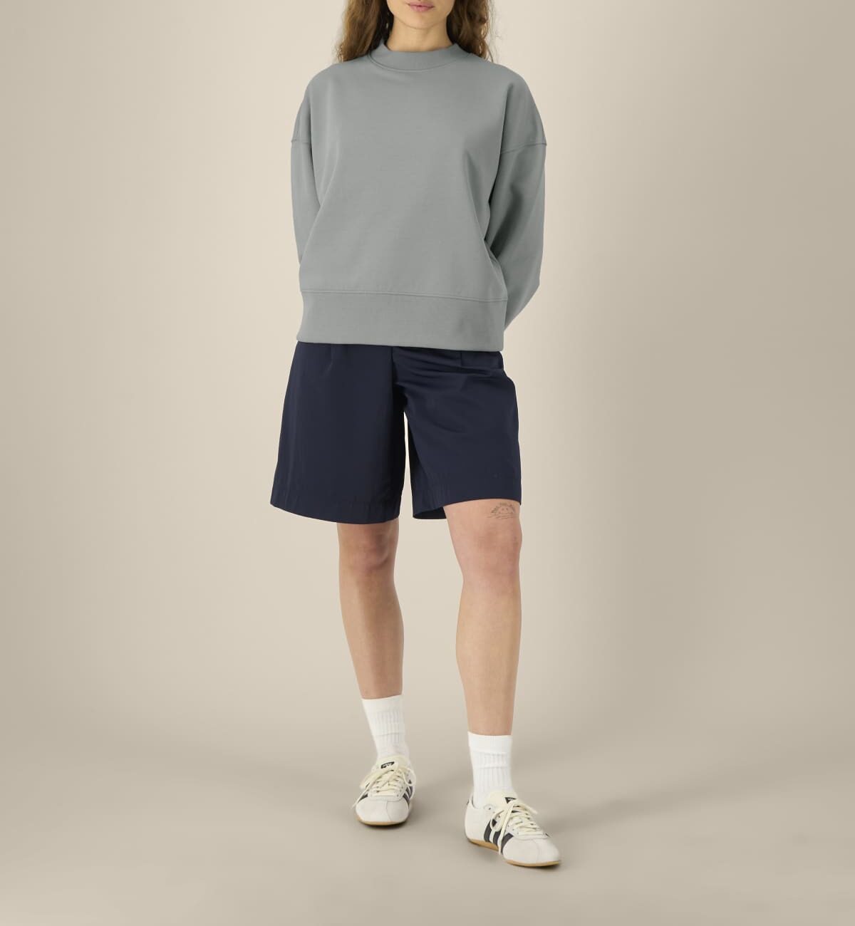 Unisex crewneck taaskasutatud puuvillaga Ryler