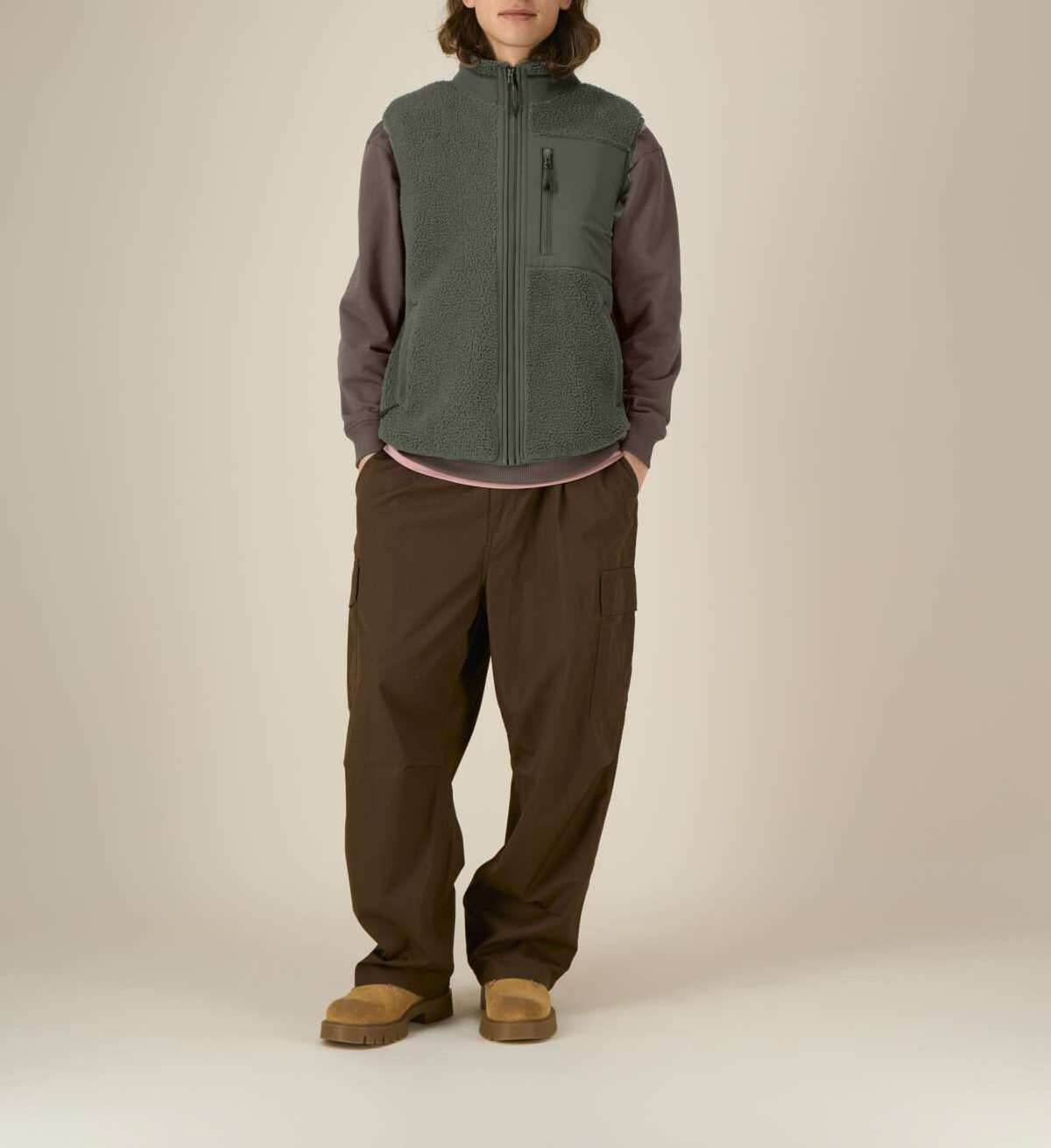 Unisex sherpa vest Liner